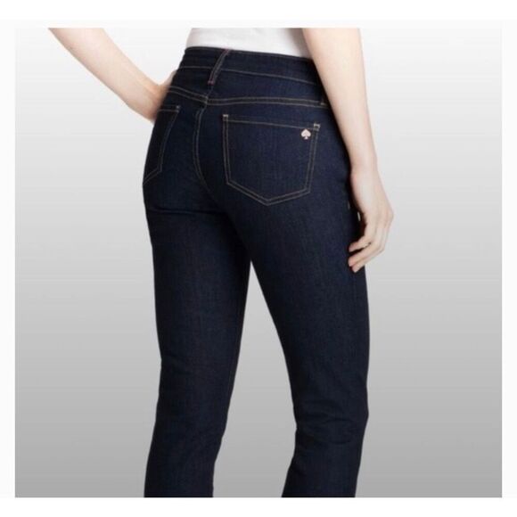 Kate Spade Perry Street dark rinse 26 Playing Hooky jeans - Picture 2 of 7